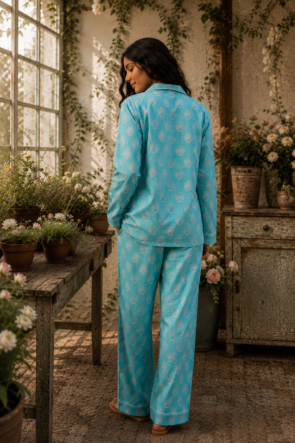 Turquoise Tides Pajama Set