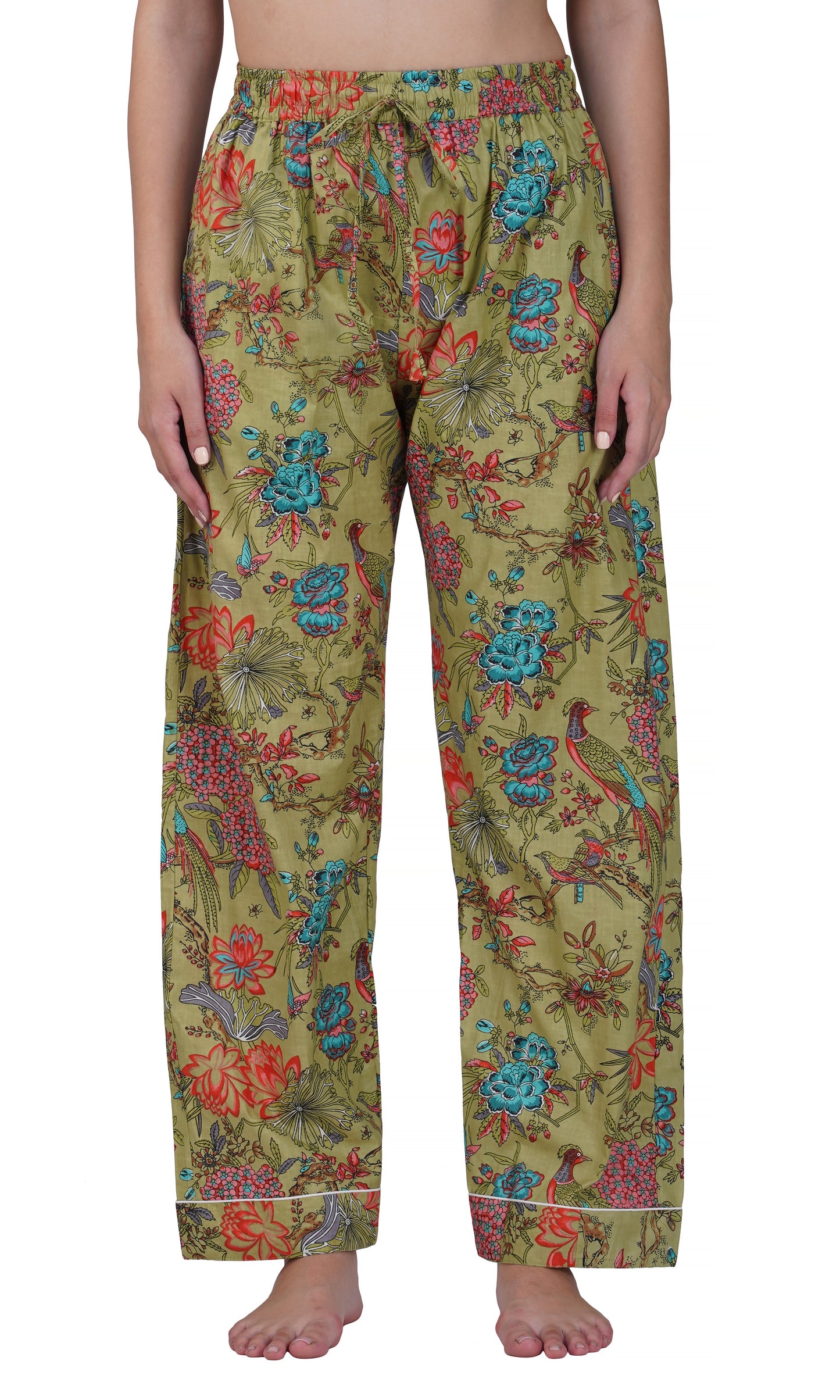 Jungle Majesty: 3-Piece Peacock Pajama Set