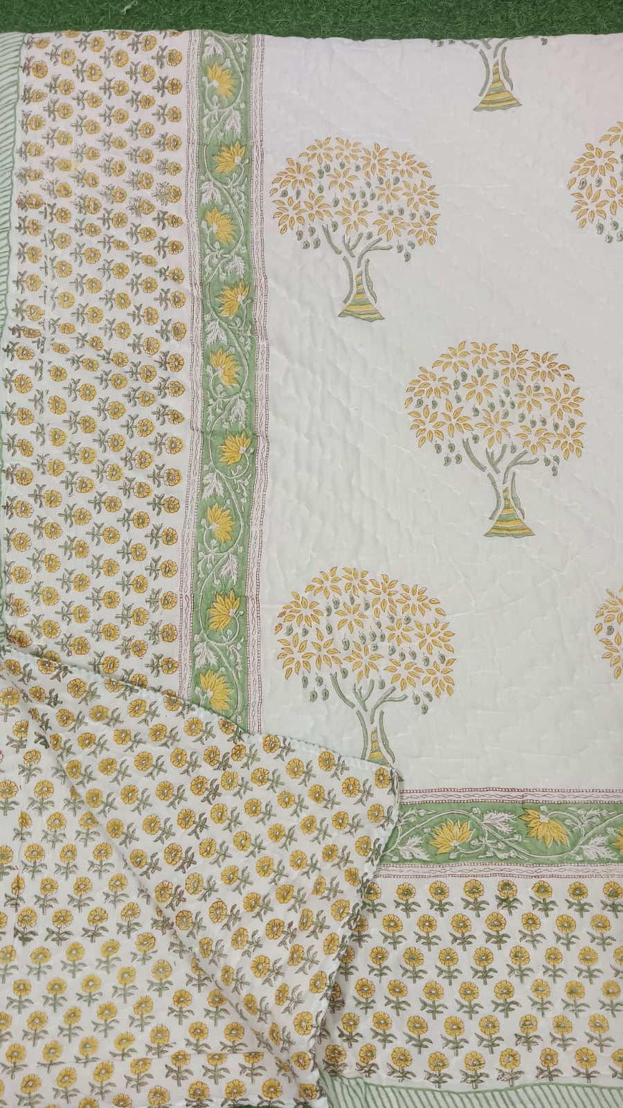 Marigold Grove Handblock Quilt