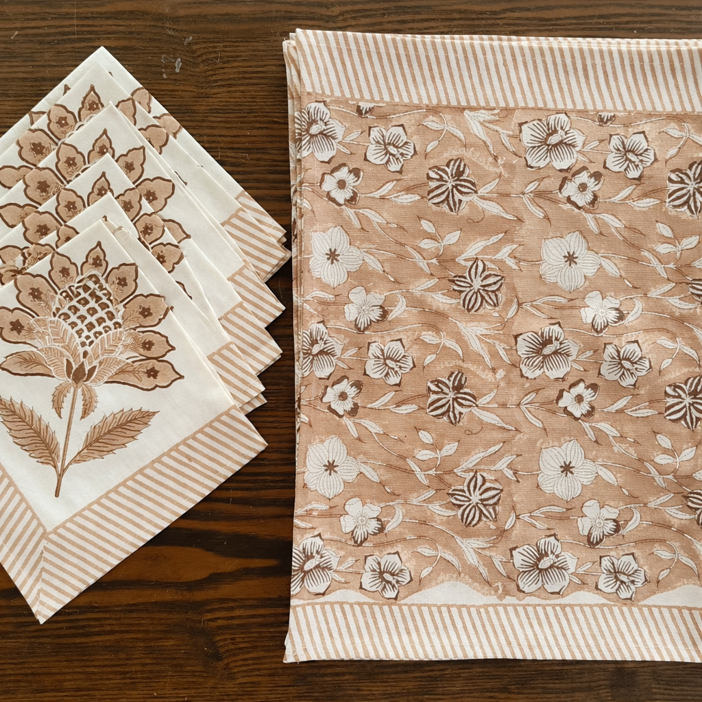 Dessert bloom 6 Placemat & 6 Napkin Set
