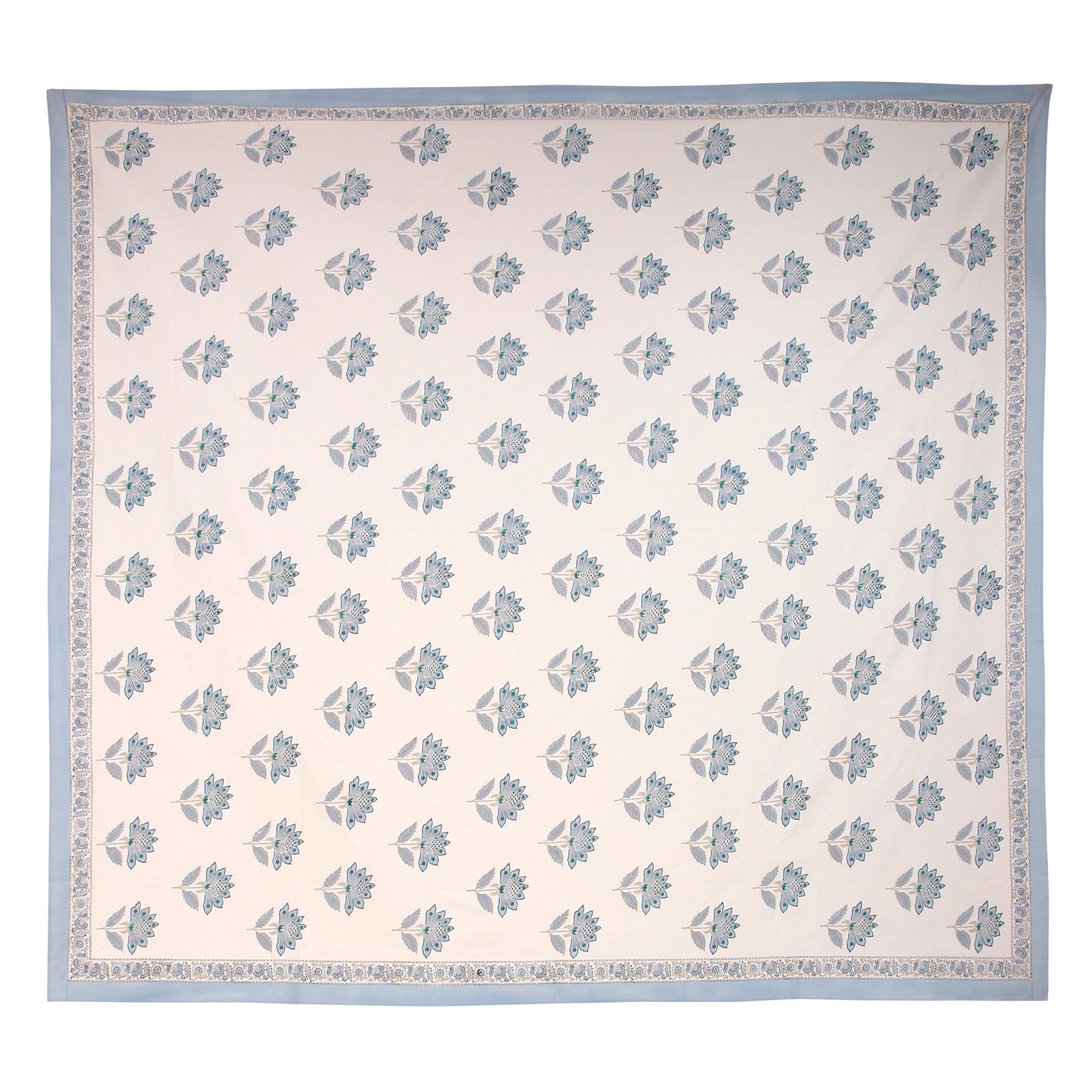 Maharaja Blue Blossom Bedspread