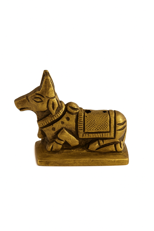 Nandi Brass Incense Stick Holder
