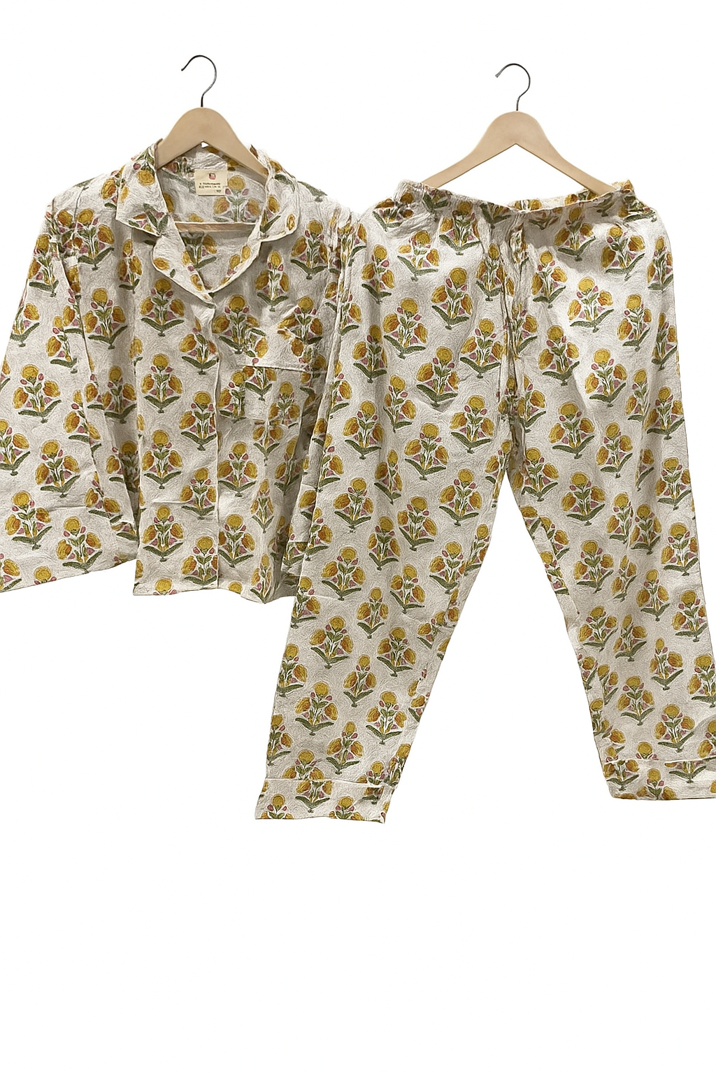 Bloom: 3-Piece Women's Block Printed Pajama Set
