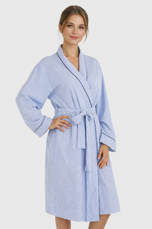 Atelier Bleu Cotton Robe
