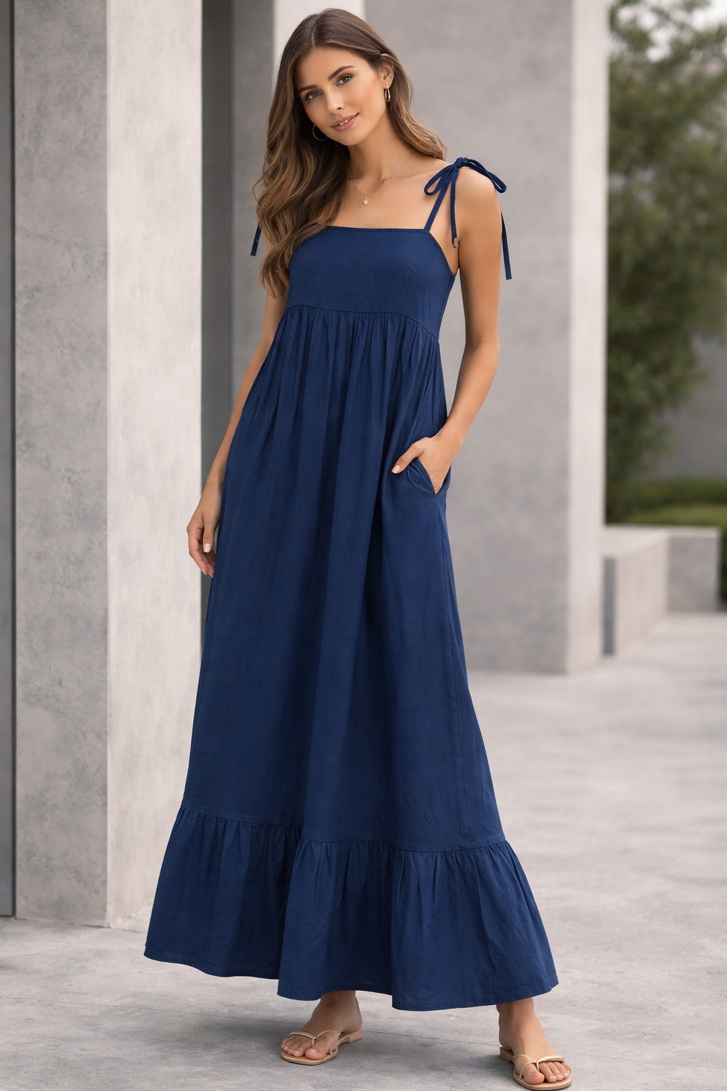 Valencia Tie-Strap Dress