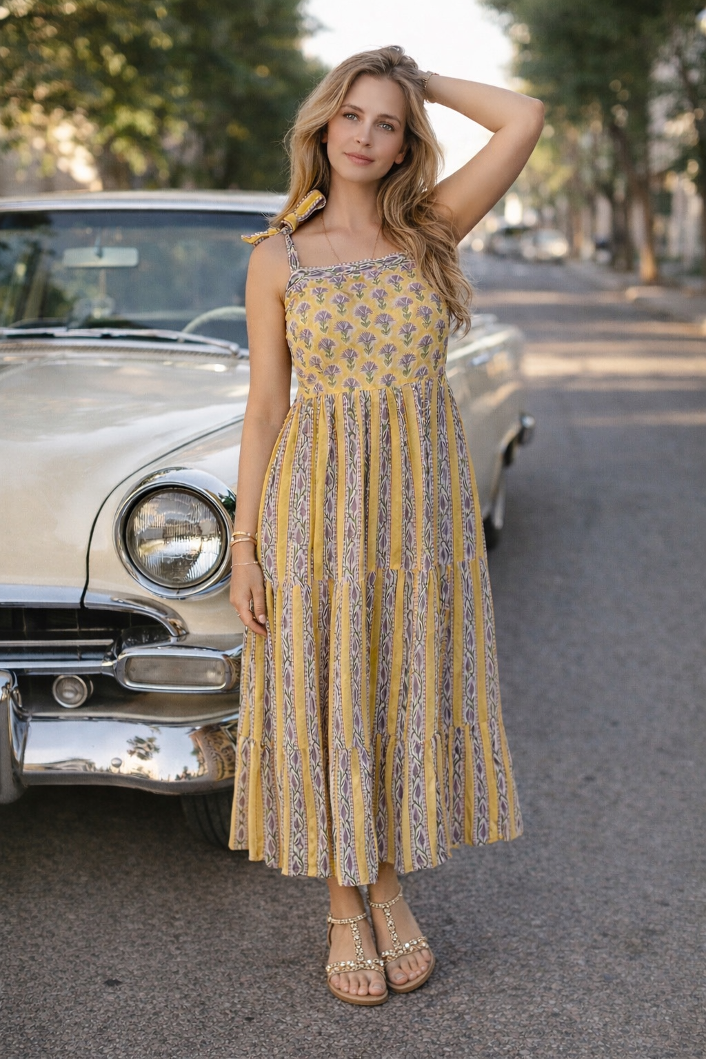 Lavender Honey Petals Midi