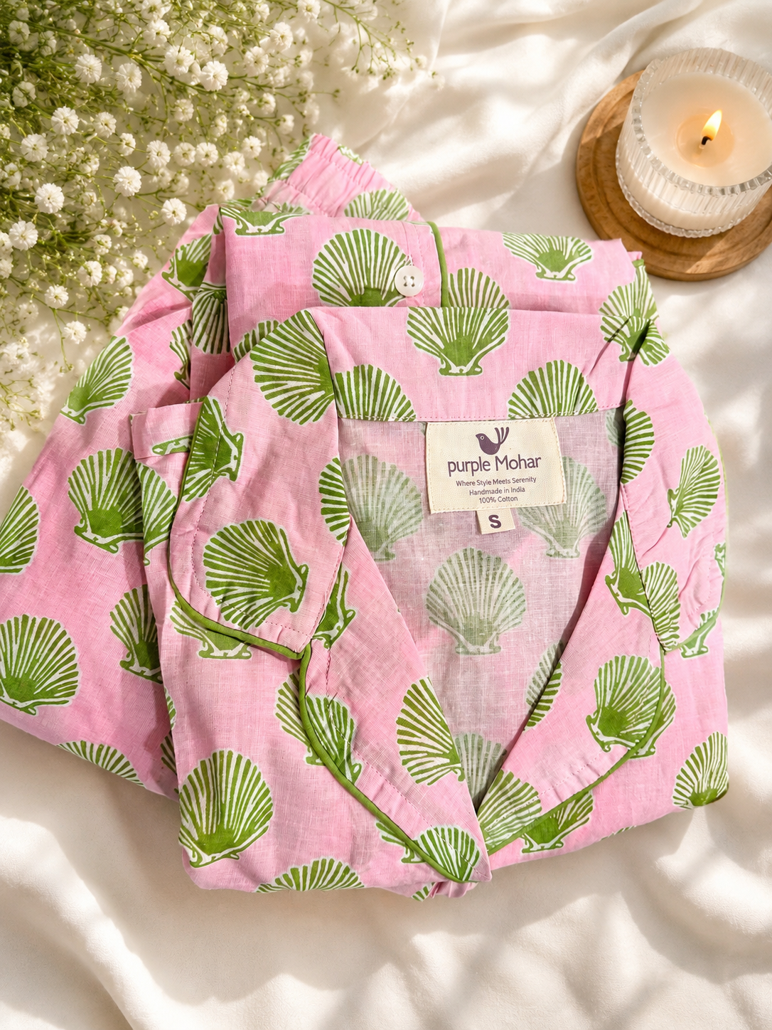 Whispering Shells Pajama Set