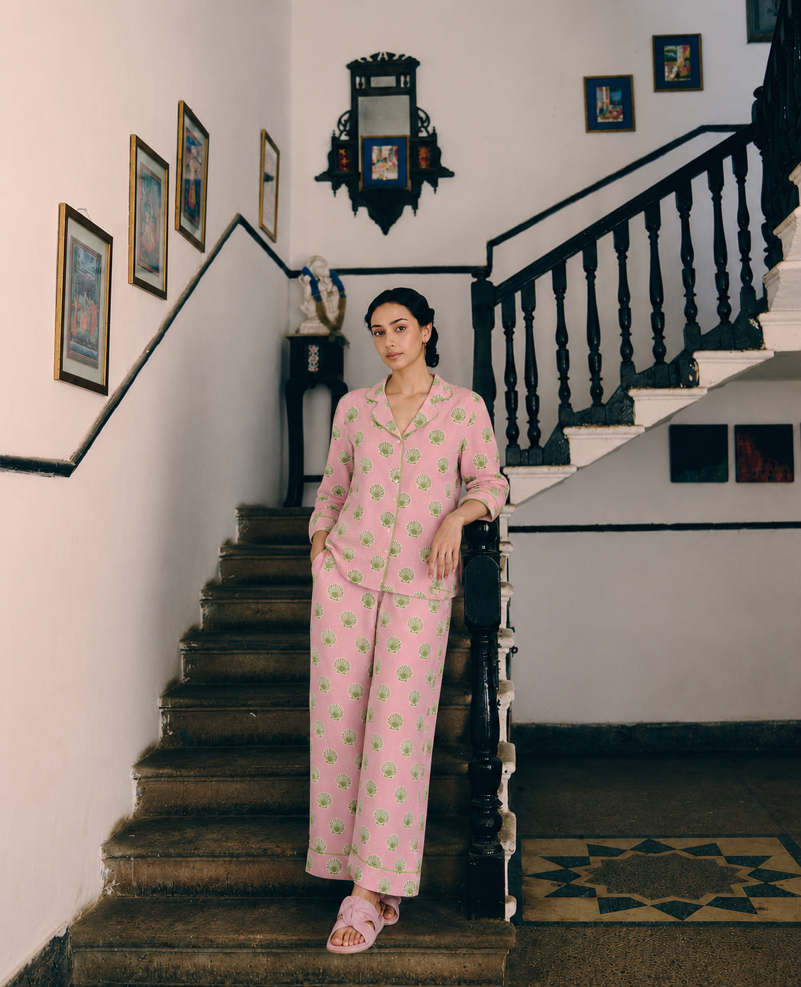 Whispering Shells Pajama Set