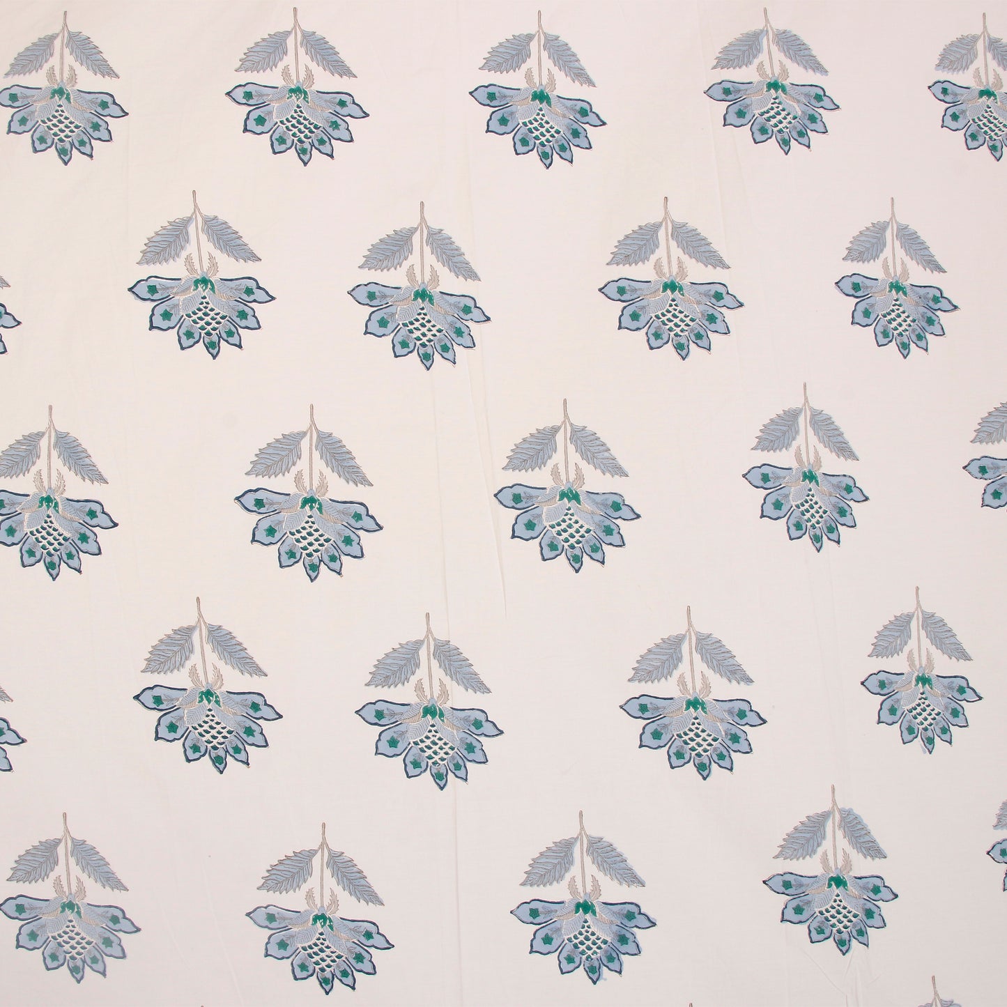 Maharaja Blue Blossom Bedspread